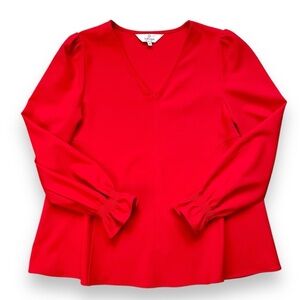 NWOT LaRoque Julia Long Sleeve Crepe Top